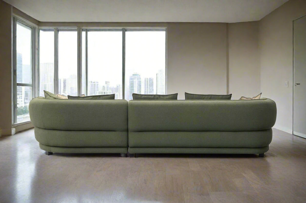 Aurora Collection Modern Upholstered Sectional Sofa – 133"