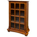 Mission Solid Oak Display Bookcase (2 Colors Available) - Michael's Cherry - Crafters and Weavers