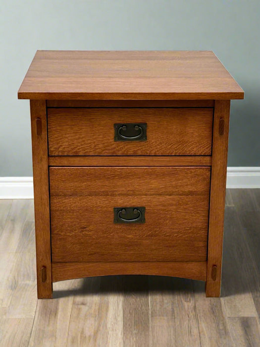 Mission Quarter Sawn Oak File Cabinet