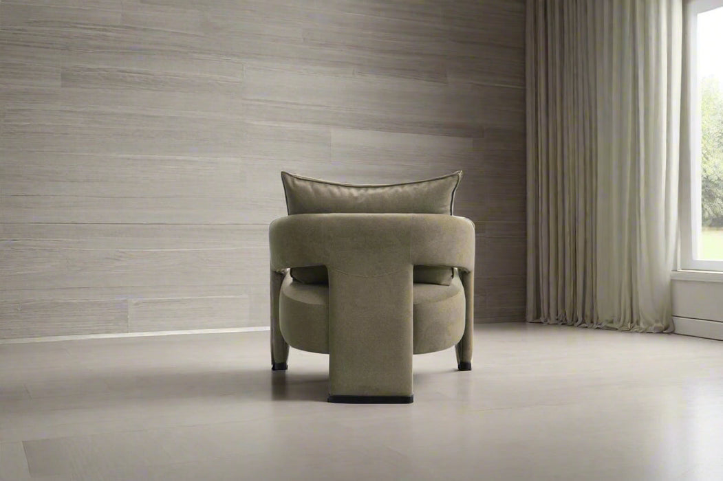 Valora Mid-Century Modern Livingroom Armchair - Gray