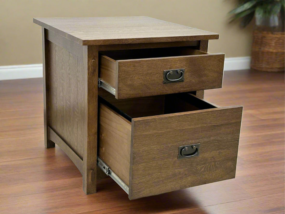 Mission Quarter Sawn Oak File Cabinet