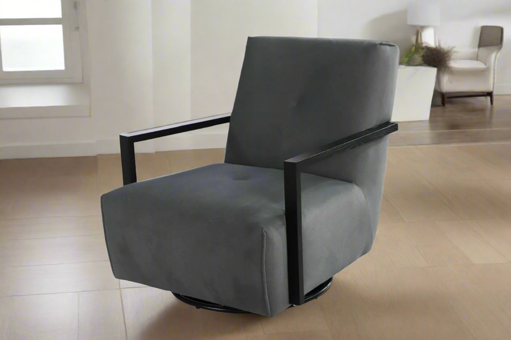 Linea Collection Modern Swivel Arm Chair