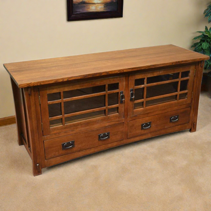 Mission Quarter Sawn Oak TV Stand - 60"