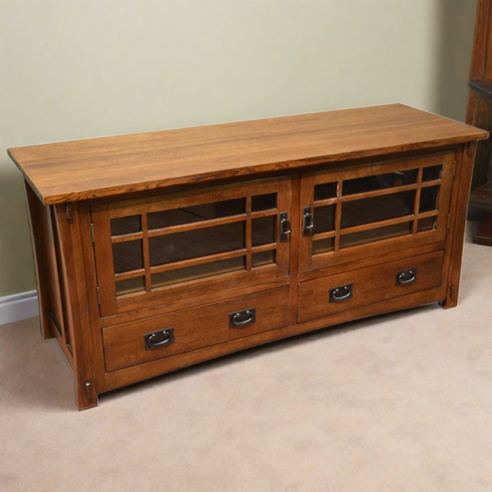 Mission Quarter Sawn Oak TV Stand - 60"