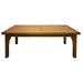Mission Style Oak Stow Leaf Dining Table (2 Colors Available) - Walnut - Crafters and Weavers