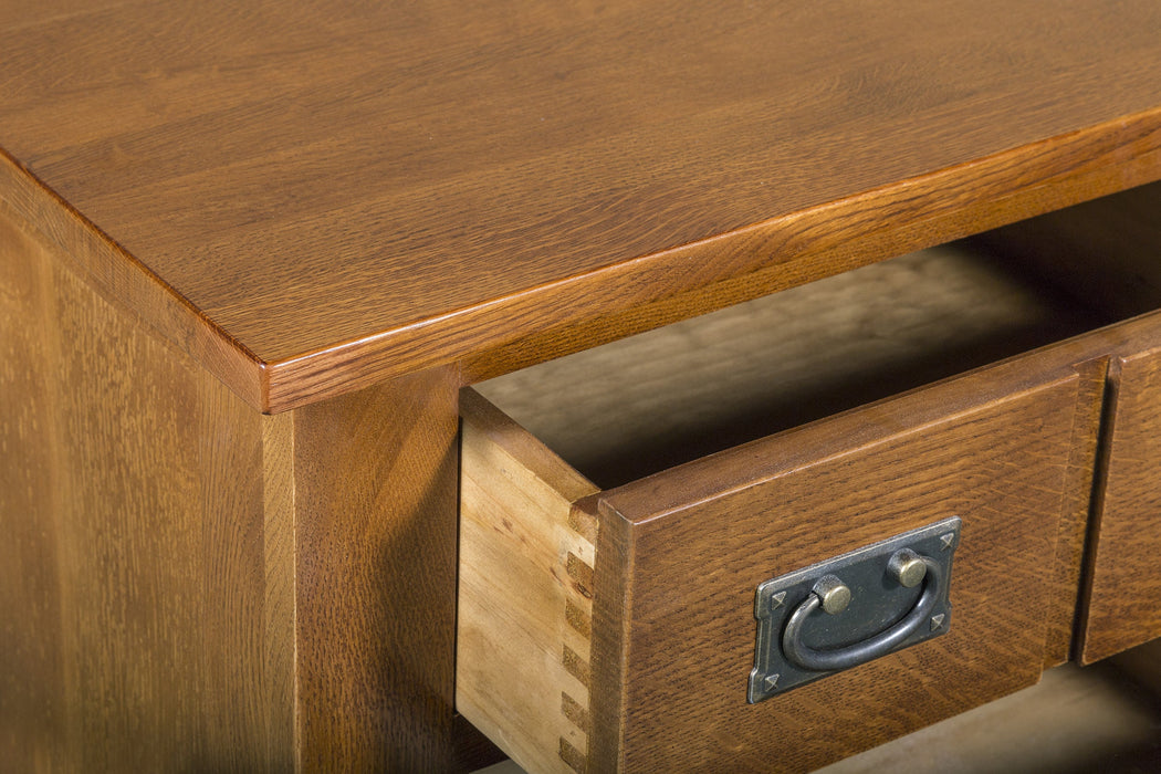 Mission 8 Drawer Coffee Table - Michael's Cherry - Crafters and Weavers