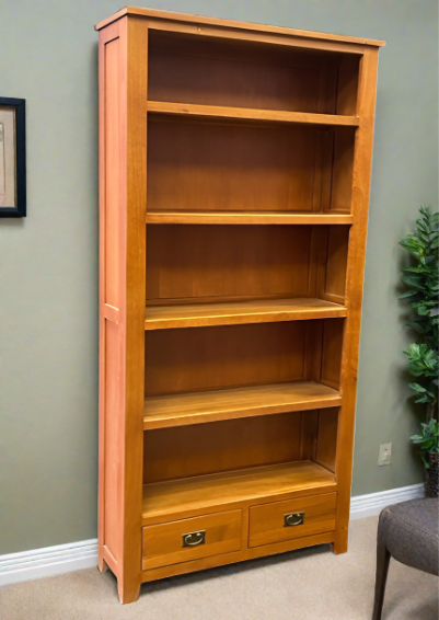 Mission Open Shelf Bookcase