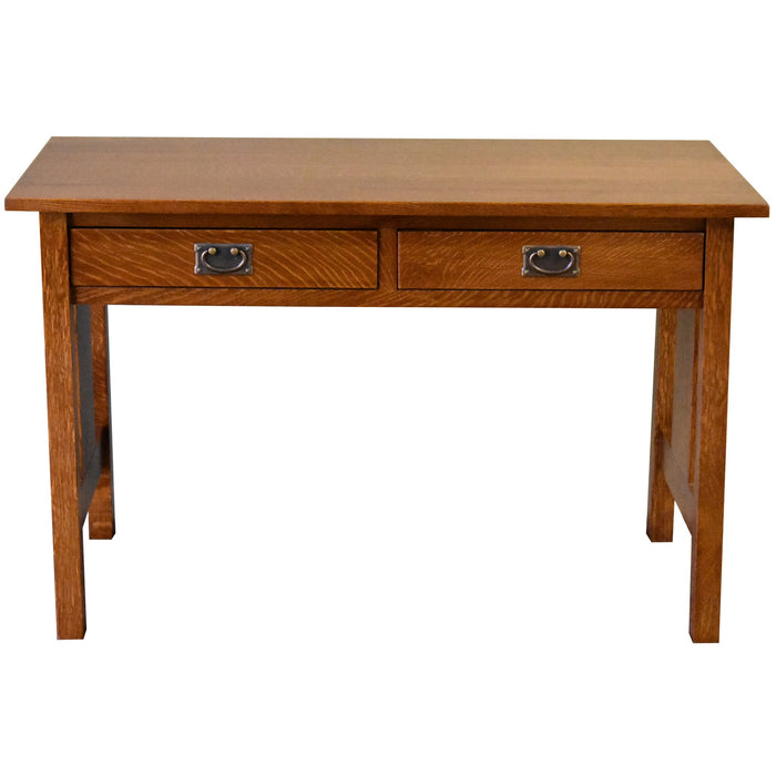 Mission / Arts and Crafts Solid Oak Writing Desk - Crafters and Weavers