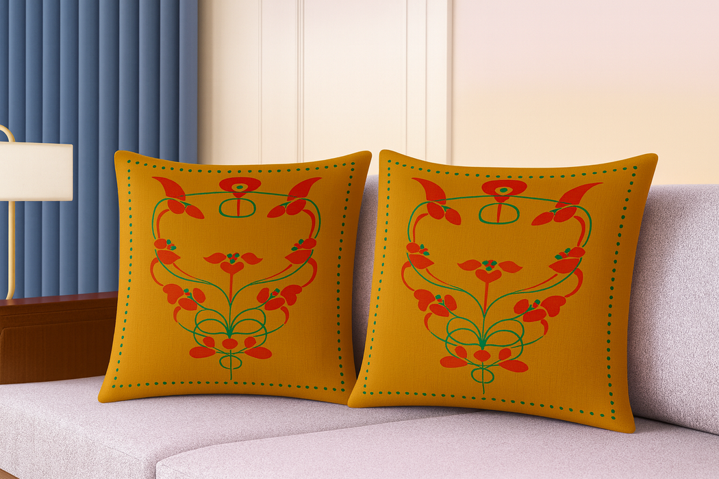 Exquisite Luxury Arts & Crafts Sofa Cushions – 1920s Design