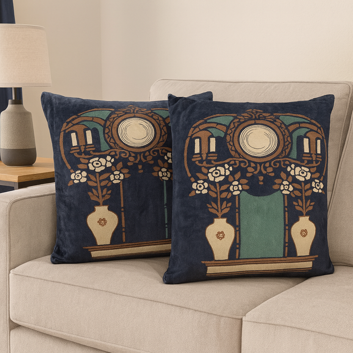 Exquisite Luxury Arts & Crafts Sofa Cushions – 1920s Design