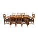 Mission Stow Leaf Table with #401 Chair Dining Set - Light Oak - Crafters and Weavers