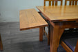 Mission Stow Leaf Dining Table - Light Oak - Crafters and Weavers