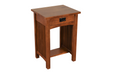 Mission 1 Drawer Spindle End Table - Crafters and Weavers