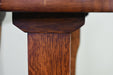 Arts and Crafts / Mission Style Oak Round End Table - Model A22 - Crafters and Weavers