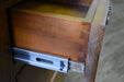 Mission Library Desk with File Cabinet Drawers - Michael's Cherry (MC-A) - Crafters and Weavers