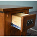 Mission Tapered Leg Narrow Nightstand - Michael's Cherry (MC-A) - Crafters and Weavers