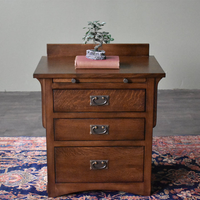 PREORDER Mission Crofter 3 Drawer Nightstand - Walnut (AW) - Crafters and Weavers