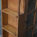 Mission 1 Door Bookcase with Side Shelves - Light - Crafters and Weavers