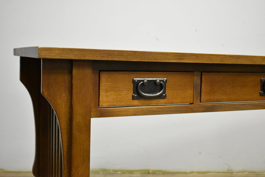 Mission 3 Drawer Crofter Style Console Table - Crafters and Weavers