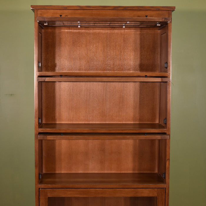 Mission Craftsman Style Oak Barrister Bookcase - 5 Stack - Crafters and Weavers