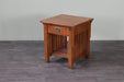 Mission 1 Drawer Crofter End Table - Model A19 - Crafters and Weavers