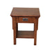 Mission 1 Drawer Crofter End Table - Model A19 - Crafters and Weavers