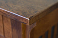 *Mission 1 Drawer Crofter End Table - Golden Brown (GB1) - Crafters and Weavers