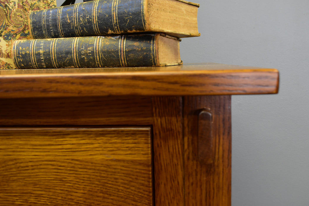 Craftsman Style Quarter Sawn Oak Sideboard - 72" - Crafters and Weavers