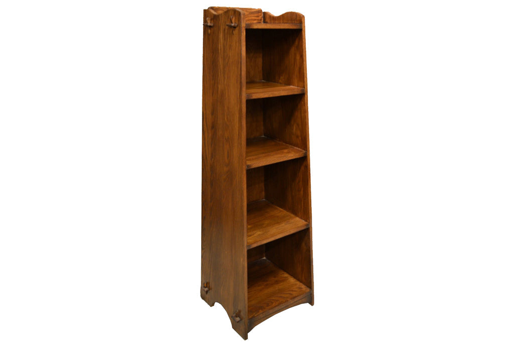 Arts & Crafts Pyramidal Bookcase - Crafters and Weavers