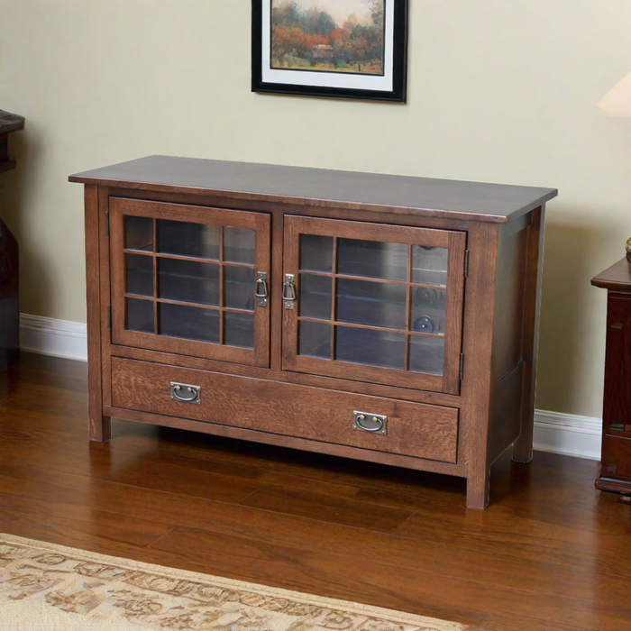 Mission Quarter Sawn Oak 48" TV Stand - Walnut