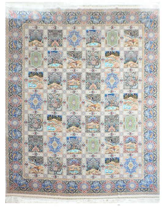 Large Silk Rugs 9.1x13 #31