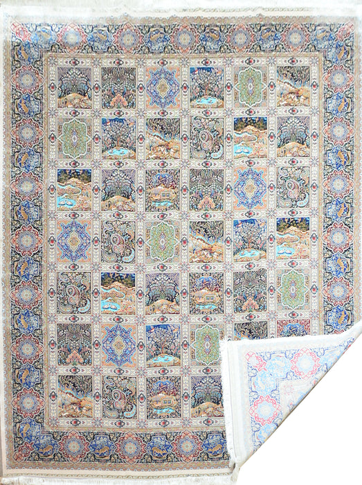 Large Silk Rugs 9.1x13 #31