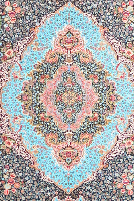 French Aubusson Silk Rug 3' x 5'