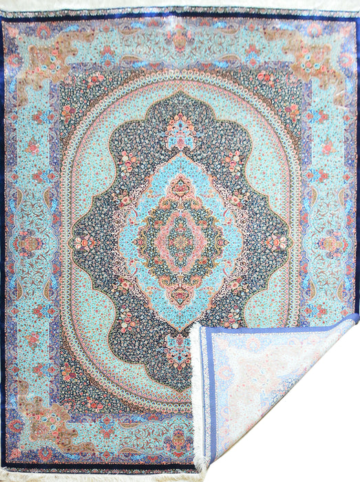 French Aubusson Silk Rug 3' x 5'