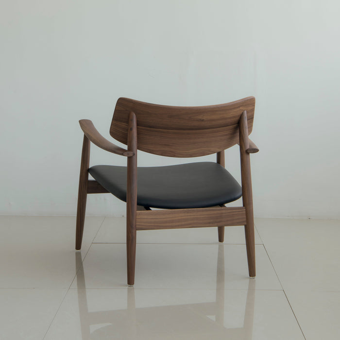 Isabella Mid century Leisure Chair - Solid American Black Walnut