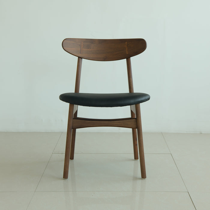 Isabella Mid-Century Dining chair - Solid American Black Walnut