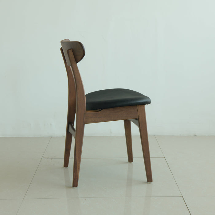 Isabella Mid-Century Dining chair - Solid American Black Walnut