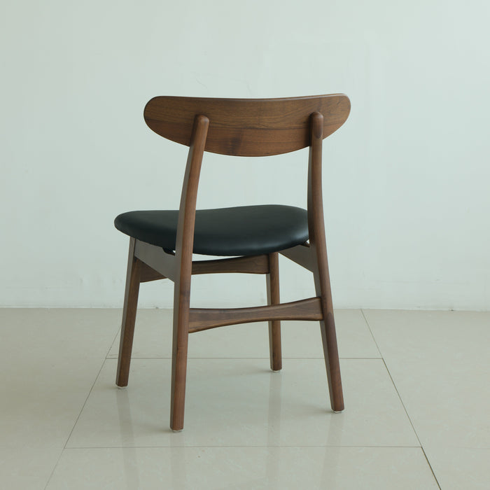 Isabella Mid-Century Dining chair - Solid American Black Walnut