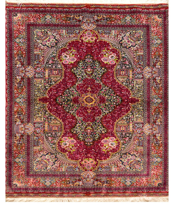 Small Silk Rugs 3.3x4.11 #12