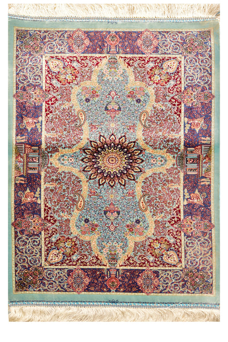 Small Silk Rugs 2 x 3 #102