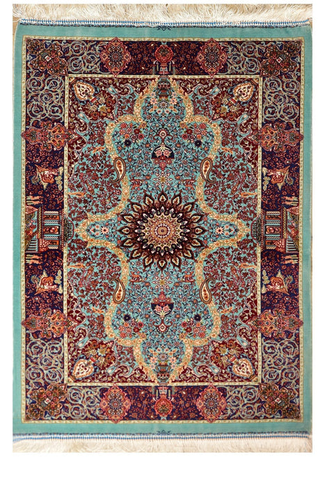 Small Silk Rugs 2 x 3 #99