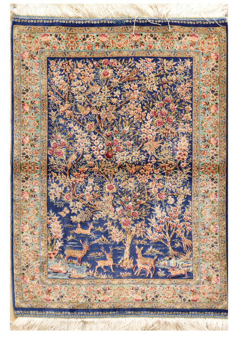 Small Silk Rugs 2x3 #156