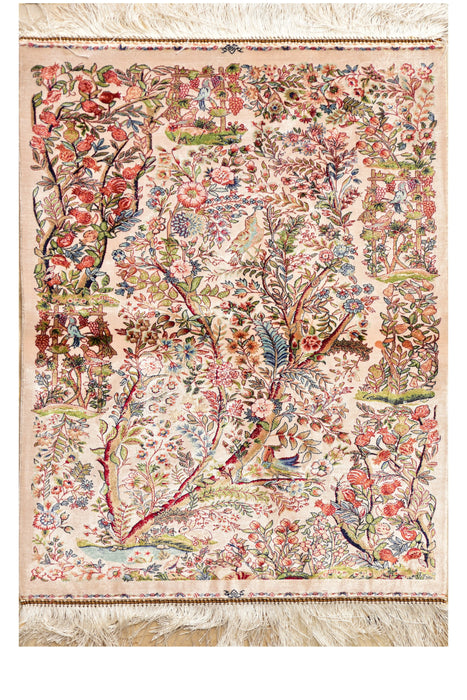 Small Silk Rugs 2 x 3 #132