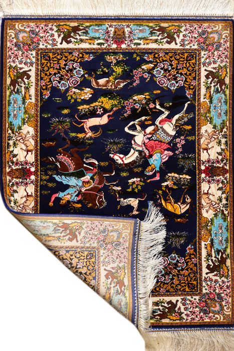 Small Silk Rugs 2x3 #141