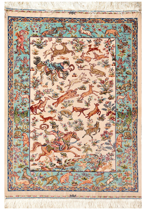 Small Silk Rugs 2 x 3 #120