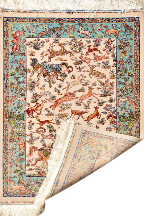 Small Silk Rugs 2 x 3 #120