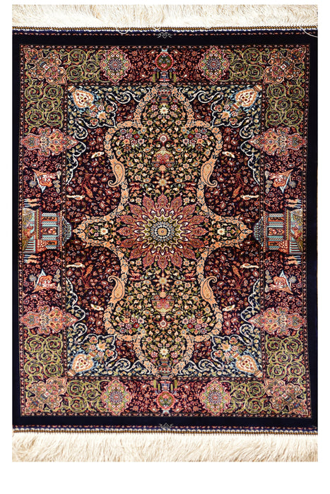 Small Silk Rugs 2x3 #109