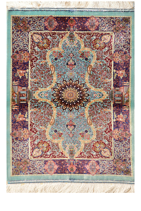 Small Silk Rugs 2 x 3 #105