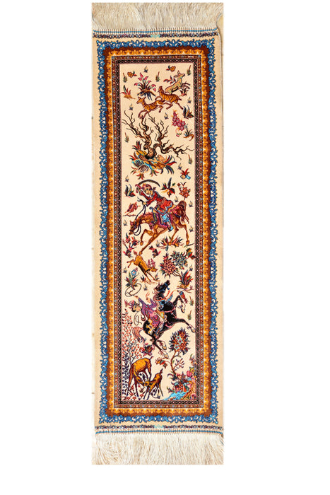 Small Silk Rugs 1x3 #228