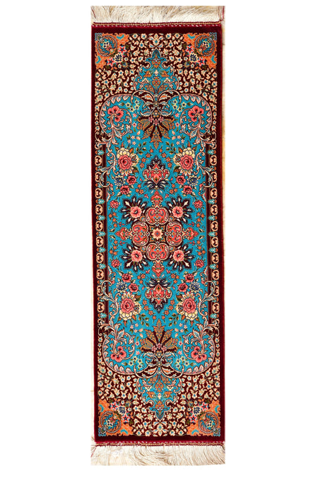 Small Silk Rugs 1 x 3 #218